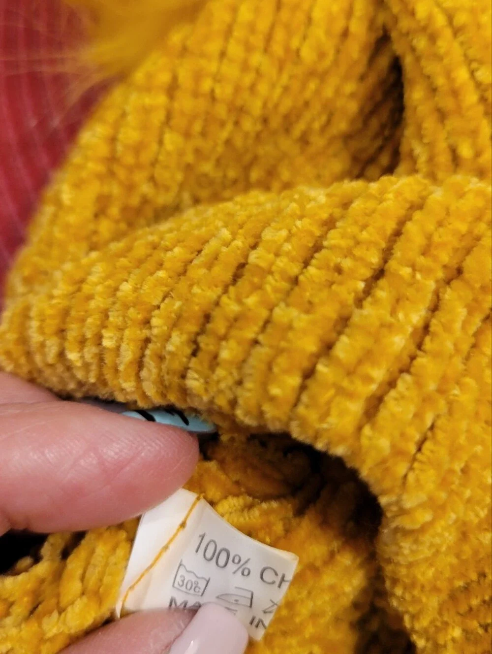 ⏺️EUC~ Alpine Kiss  Kids Yellow Pom-Pom Knit Beanie